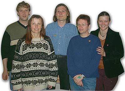 v.l.: Antonius Breuers, Agnes Wellers, Gerd Welper, Helma Benke,  Ellen Wellers